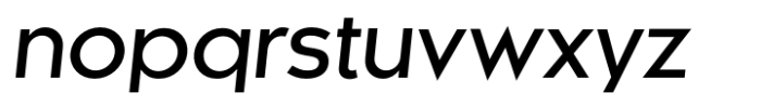 Kessel 105 Medium Oblique Font LOWERCASE
