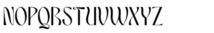 Kestia Font UPPERCASE