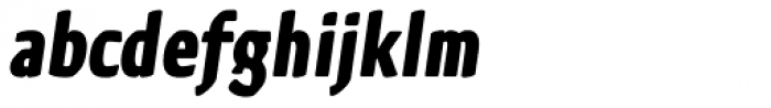 Kette Pro Cond Bold Italic Font LOWERCASE
