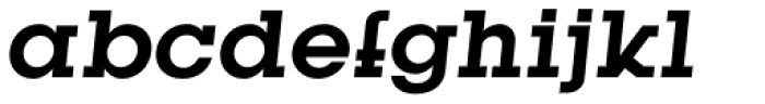 Kettering 205 Bold Oblique Font LOWERCASE
