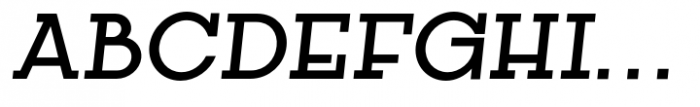 Kettering 205 Medium Oblique Font UPPERCASE