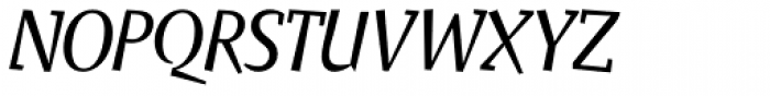 Keule Semi Serif EF Italic Font UPPERCASE