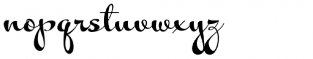 Kewl Script Font LOWERCASE