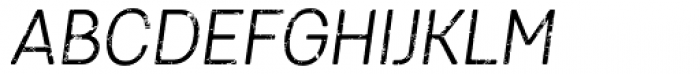 Keymer Thug Regular Italic Font UPPERCASE