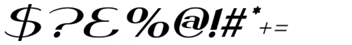 Keynsia Italic Font OTHER CHARS