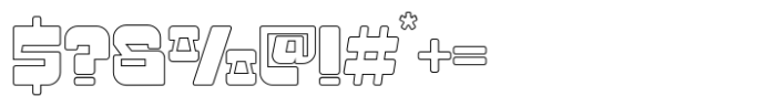 Keyute Outline Font OTHER CHARS