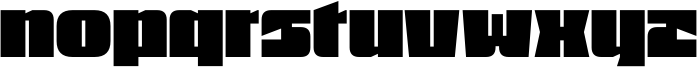 Kezor Font LOWERCASE