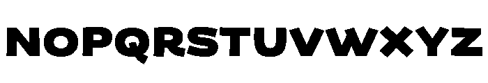 KedemSansMLAAA Black Font LOWERCASE