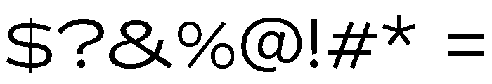 KedemSansMLAAA Light Font OTHER CHARS