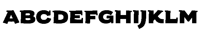 KedemSerifMLAAA Black Font UPPERCASE