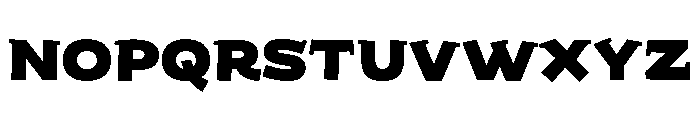 KedemSerifMLAAA Black Font LOWERCASE