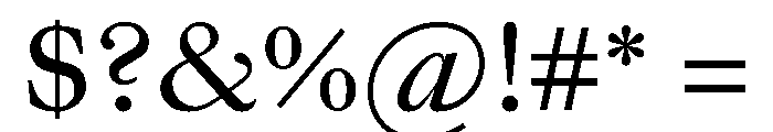 KelvinAvec Clair Font OTHER CHARS