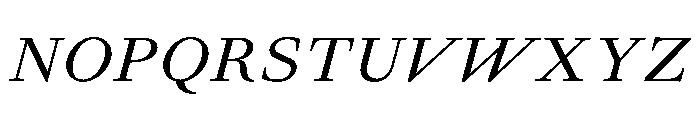 KelvinAvec Italique Font UPPERCASE