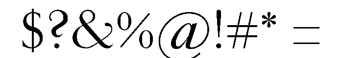 KelvinAvec Solaire Font OTHER CHARS
