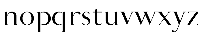KelvinAvec Solaire Font LOWERCASE