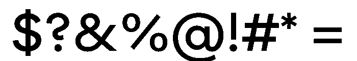 KelvinSans Clair Font OTHER CHARS