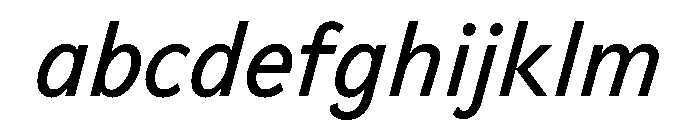 KelvinSans Italique FONT