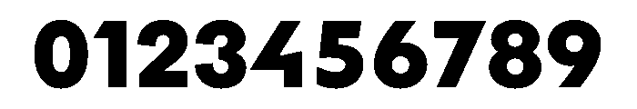 KelvinSans Noir Font OTHER CHARS