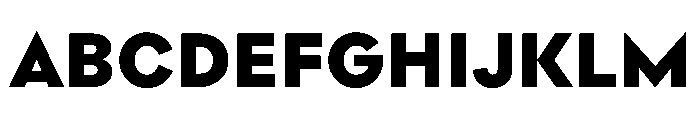 KelvinSans Noir Font UPPERCASE