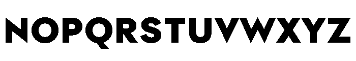 KelvinSans Noir Font UPPERCASE