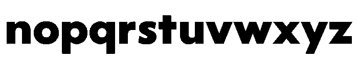 KelvinSans Noir Font LOWERCASE