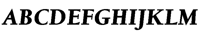 Kernevel BlackItalic Font UPPERCASE