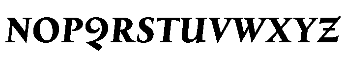Kernevel BlackItalic Font UPPERCASE