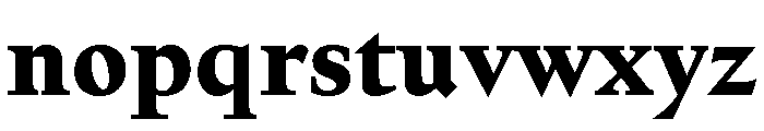 Kernevel Black Font LOWERCASE