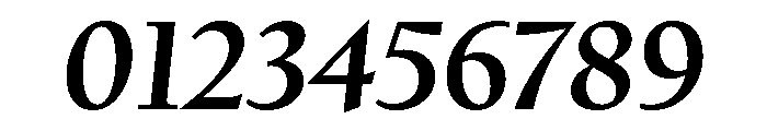 Kernevel BoldItalic Font OTHER CHARS