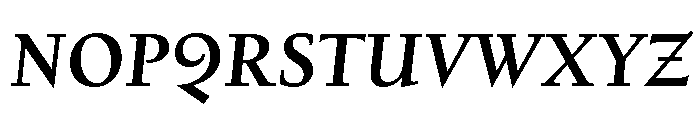 Kernevel BoldItalic Font UPPERCASE