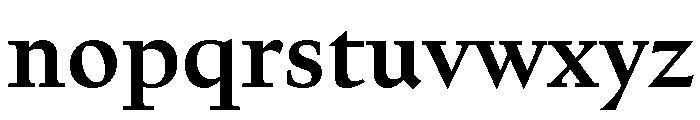 Kernevel Bold Font LOWERCASE