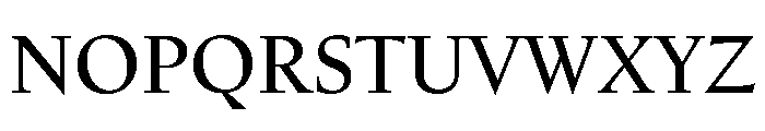 Kernevel Book Font UPPERCASE