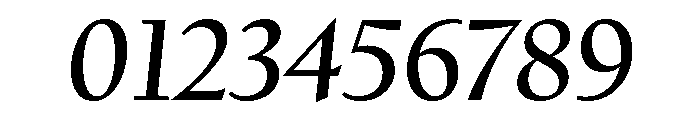 Kernevel BookItalic Font OTHER CHARS