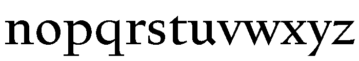 Kernevel Book Font LOWERCASE