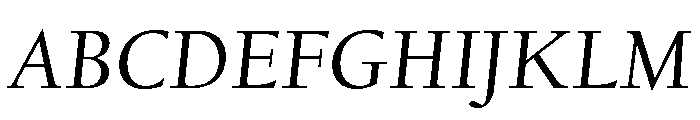 Kernevel Italic Font UPPERCASE