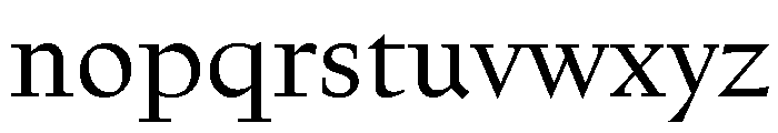 Kernevel Regular Font LOWERCASE