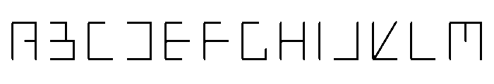 Keyframe Thin Font UPPERCASE