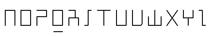 Keyframe Thin Font UPPERCASE