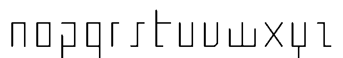 Keyframe Thin Font LOWERCASE