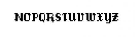 Kerouac Pixel Regular Font UPPERCASE