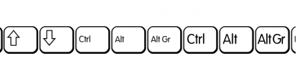 Keys PC E Alternate Font OTHER CHARS