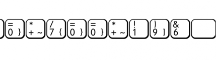 Keys Regular Font OTHER CHARS