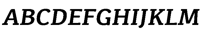 Kefa III Bold Italic Font UPPERCASE