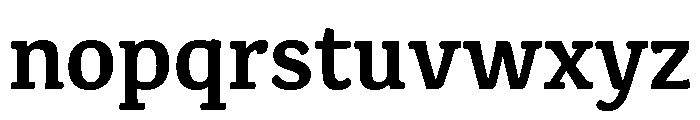 Kefa III Bold Font LOWERCASE