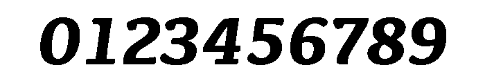 Kefa III Extra Bold Italic Font OTHER CHARS