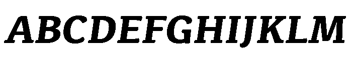 Kefa III Extra Bold Italic Font UPPERCASE