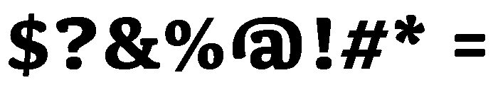 Kefa III Extra Bold Font OTHER CHARS
