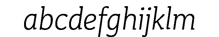 Kefa III Light Italic FONT