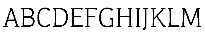 Kefa III Light Font UPPERCASE