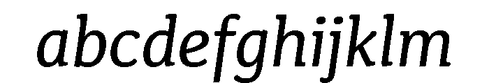 Kefa III Regular Italic FONT